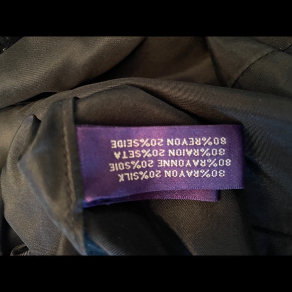 Raulph Lauren Purple Label Black Bustier Dress - Picture 15 of 16